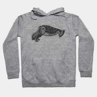 Cuttlefish Ink Art - light colors Hoodie